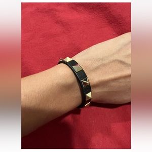 Black‎ Valentino Garavani rockstud bracelet